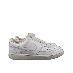 Nike Shoes Womens 6.5 Sneakers Court Vision Low Trainers Casual White Leather